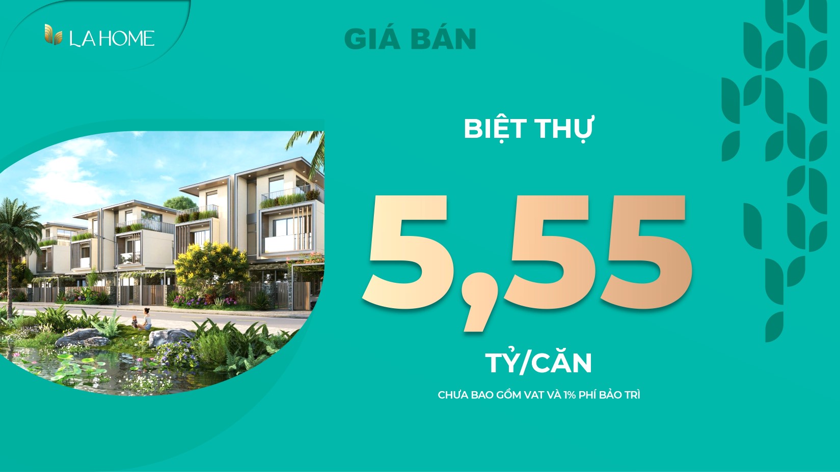 Giá Bán Của Biệt Thự La Home đang Chờ đón Bạn