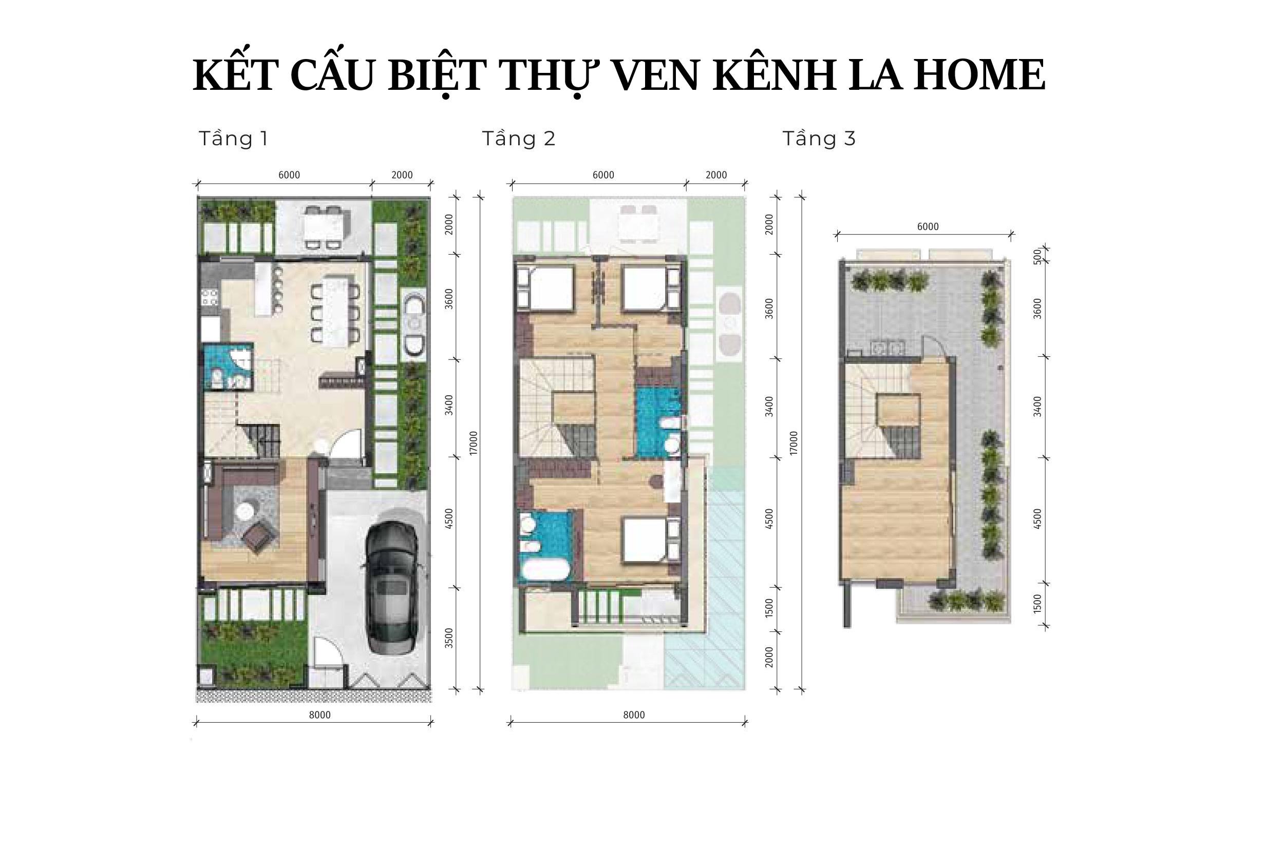 Kết Cấu Thiết Kế Biệt Thự Ven Kênh La Home độc đáo