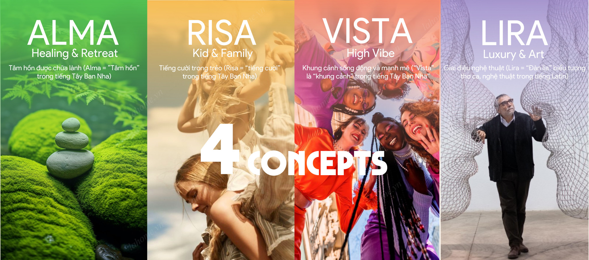 4 Concept Chữa Lành