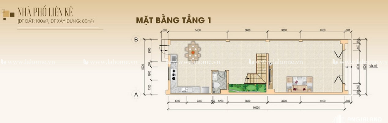 Nhà Phố Tầng 1