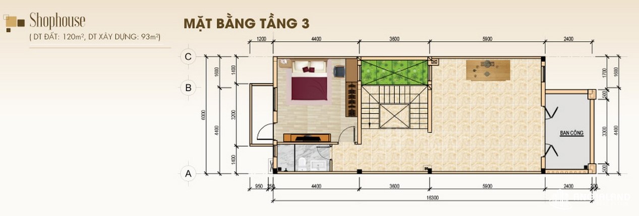 Shophouse Tầng 3