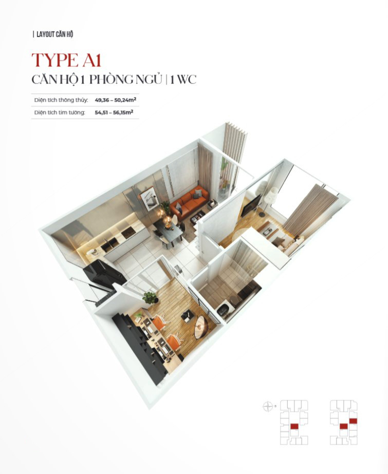 Căn Hộ La Pura 1pn