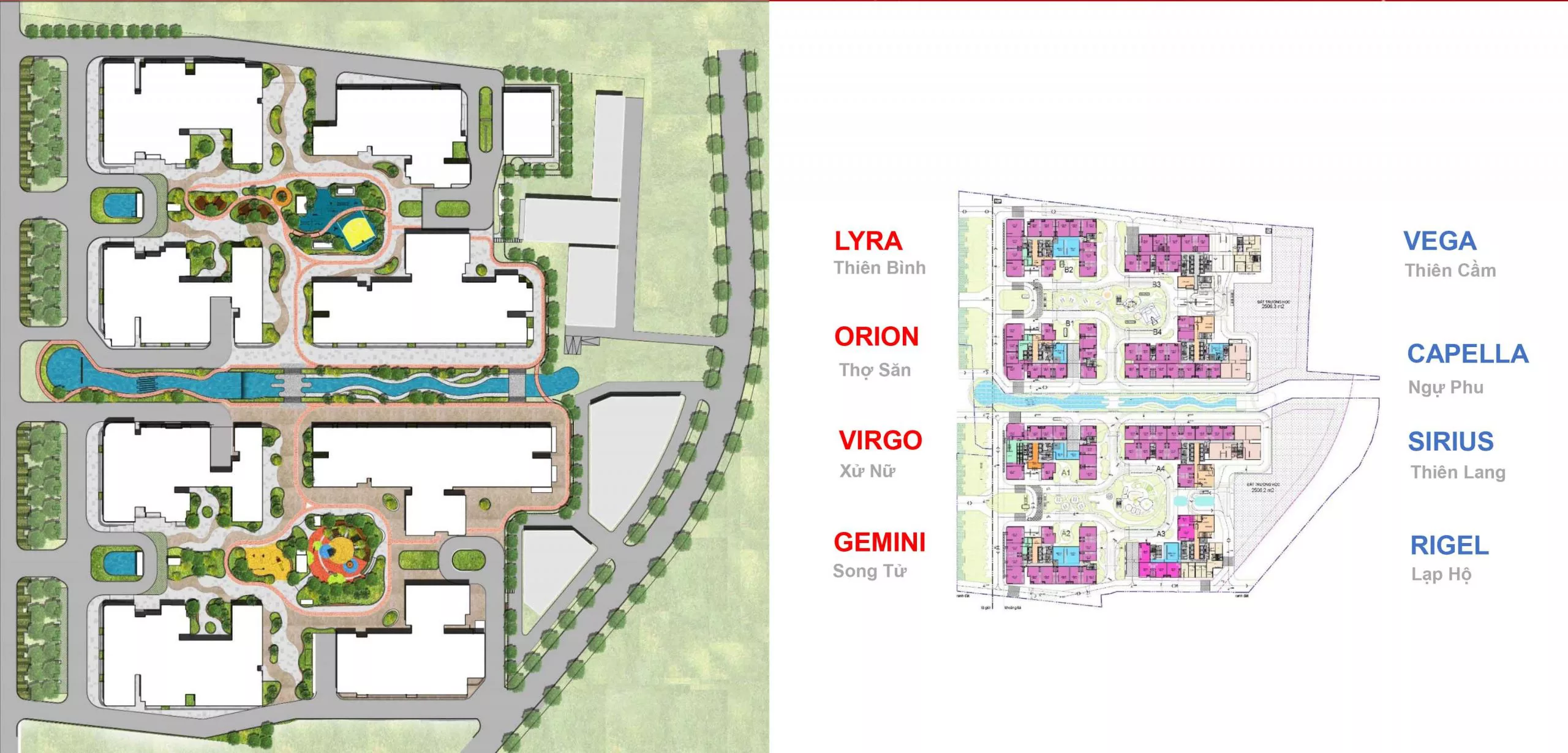 Mặt Bằng Tổng Thể La Pura Phát đạt